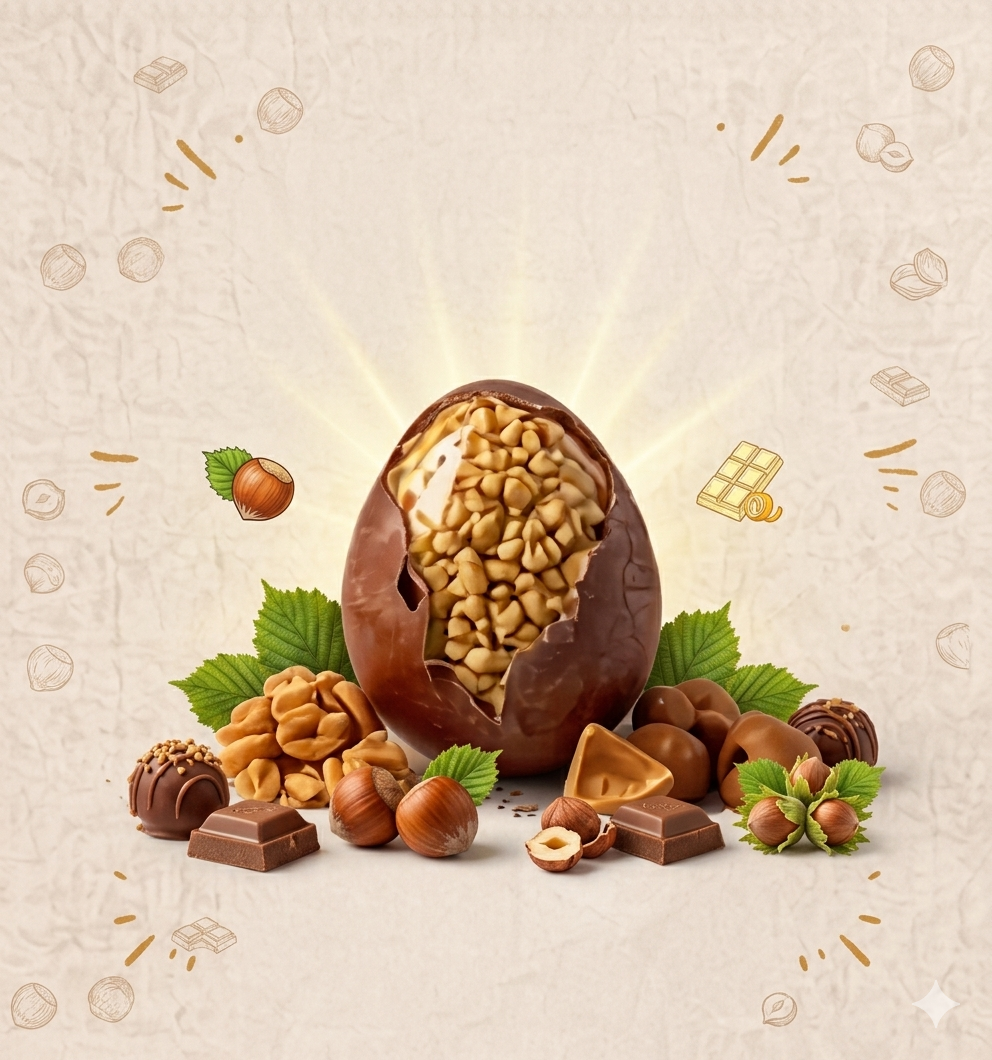 Ovo de Pascoa sabor Zesty Chocolate Branco